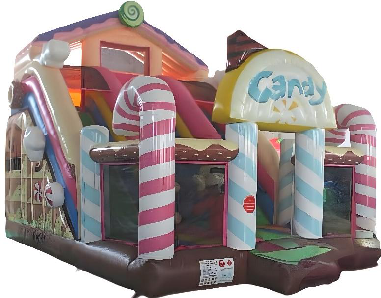 Gonfiabile Candy House Slide