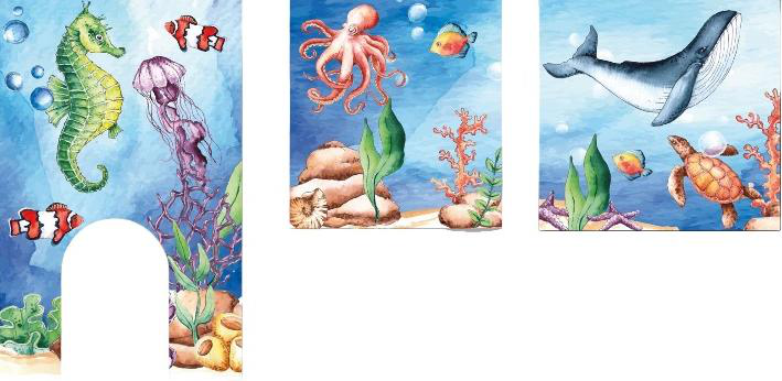 Grafica a tema personalizzabile per gonfiabile Combo — foto 4