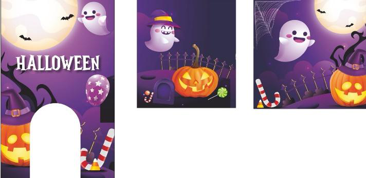 Grafica a tema personalizzabile per gonfiabile Combo — foto 10