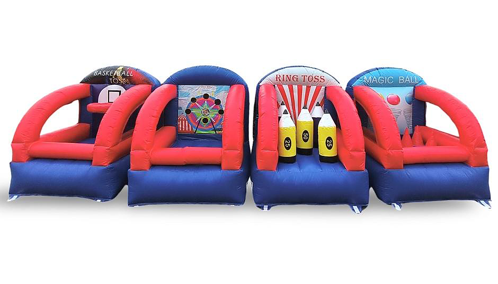 Gonfiabile Luna Park 4 in 1