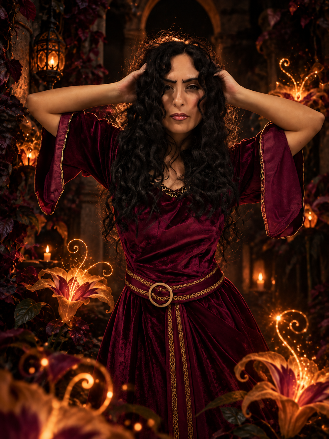 Personaggio in costume Madre Gothel — Rapunzel — Tribute