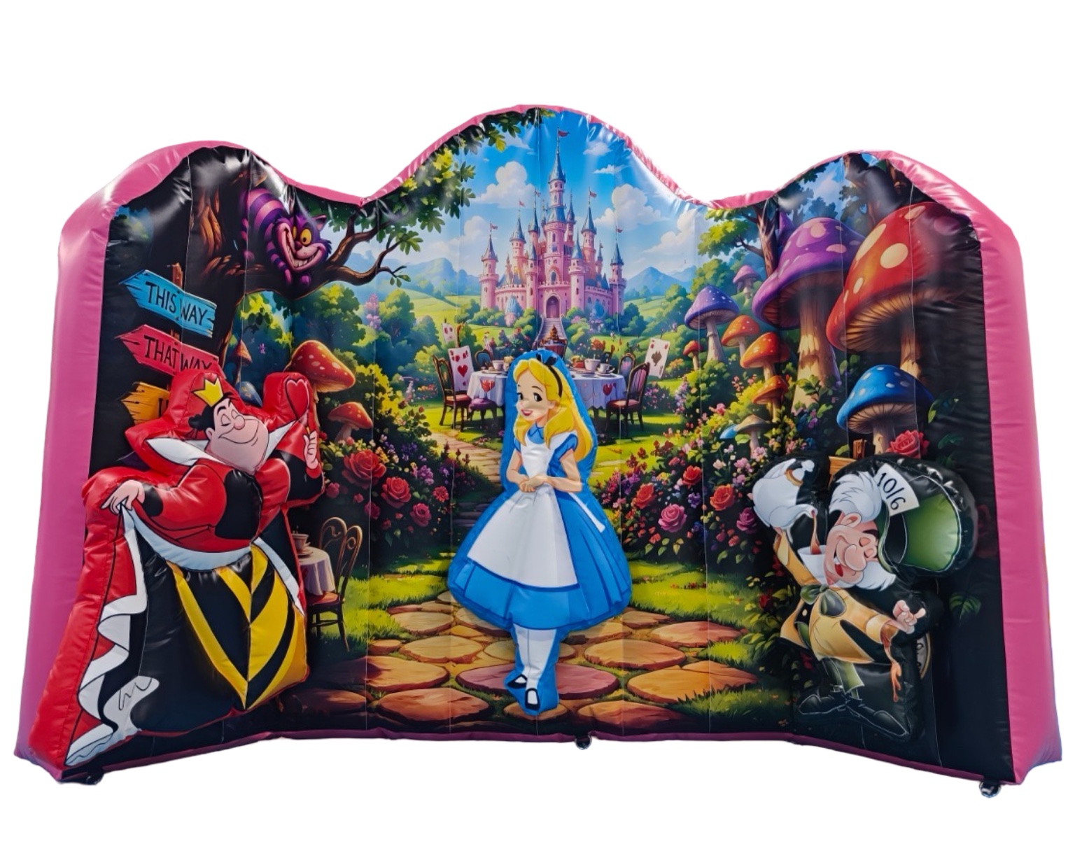 Fondale gonfiabile – Alice nel Paese delle Meraviglie